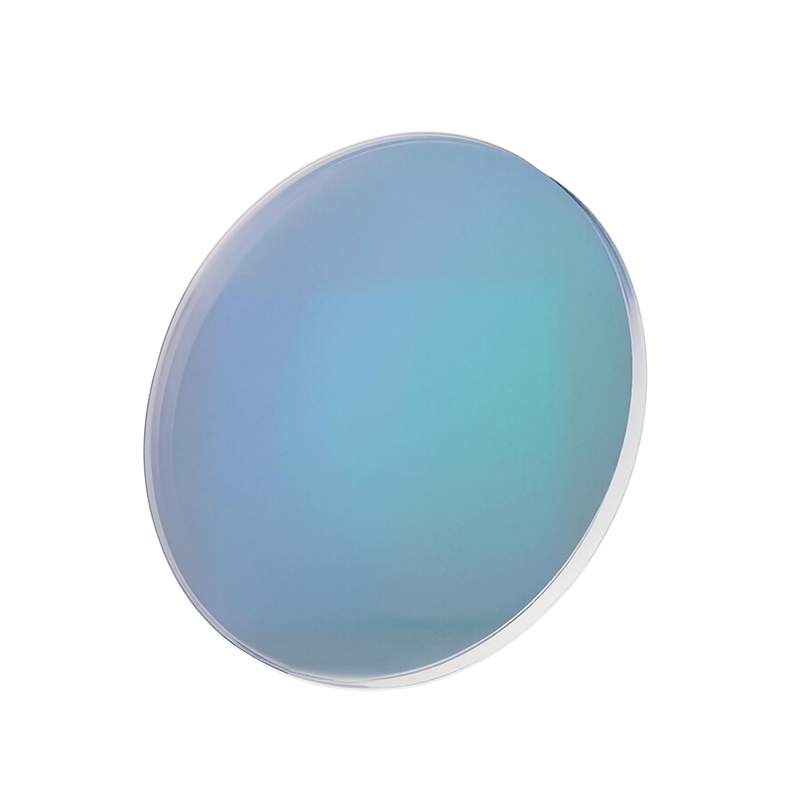عدسة مطلية باللون الأزرق والأخضر 1.67